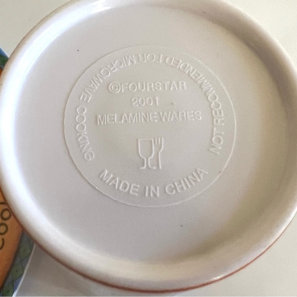 Fourstar Vintage Cookies for Santa Set- Plate and Cup Melamine - Picture 4 of 4